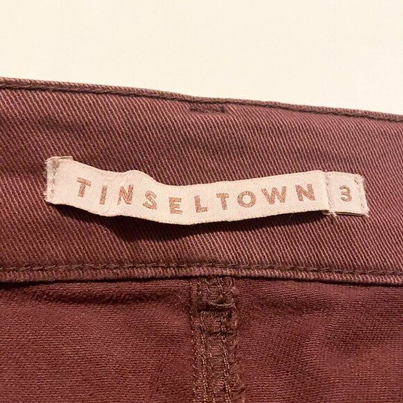 Tinseltown Skirt Belted Mini Denim Skirt Size 3 - Picture 15 of 16